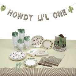 Howdy Li'L One 215pc Party Pack for 24